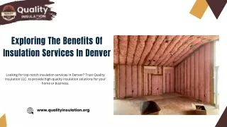 Affordable Insulation Services in Denver | Quality Insulation LLC.