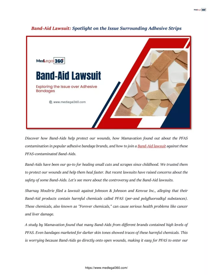 band aid lawsuit spotlight on the issue