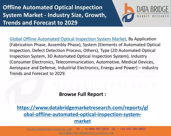 PPT - Global Offline Automated Optical Inspection System Market ...