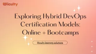 Exploring Hybrid DevOps Certification Models Online   Bootcamps