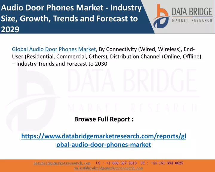 audio door phones market industry size growth