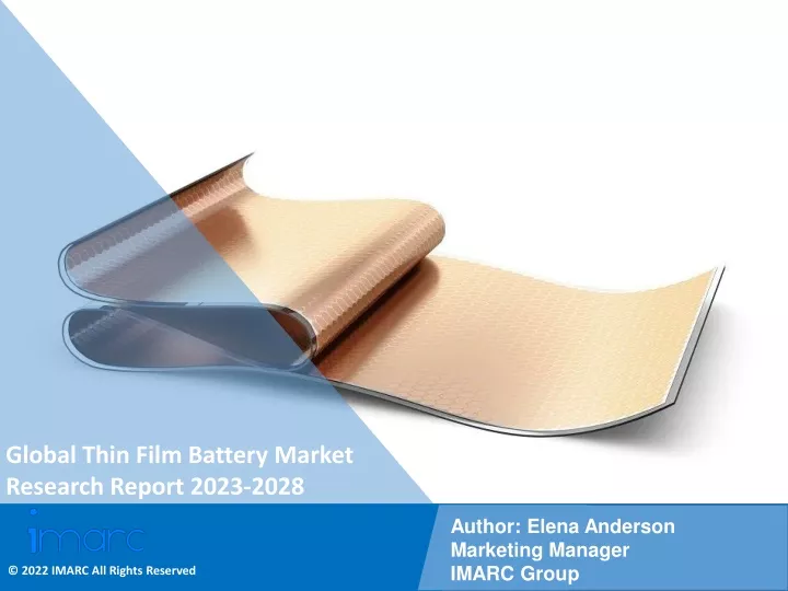 global thin film battery market research report