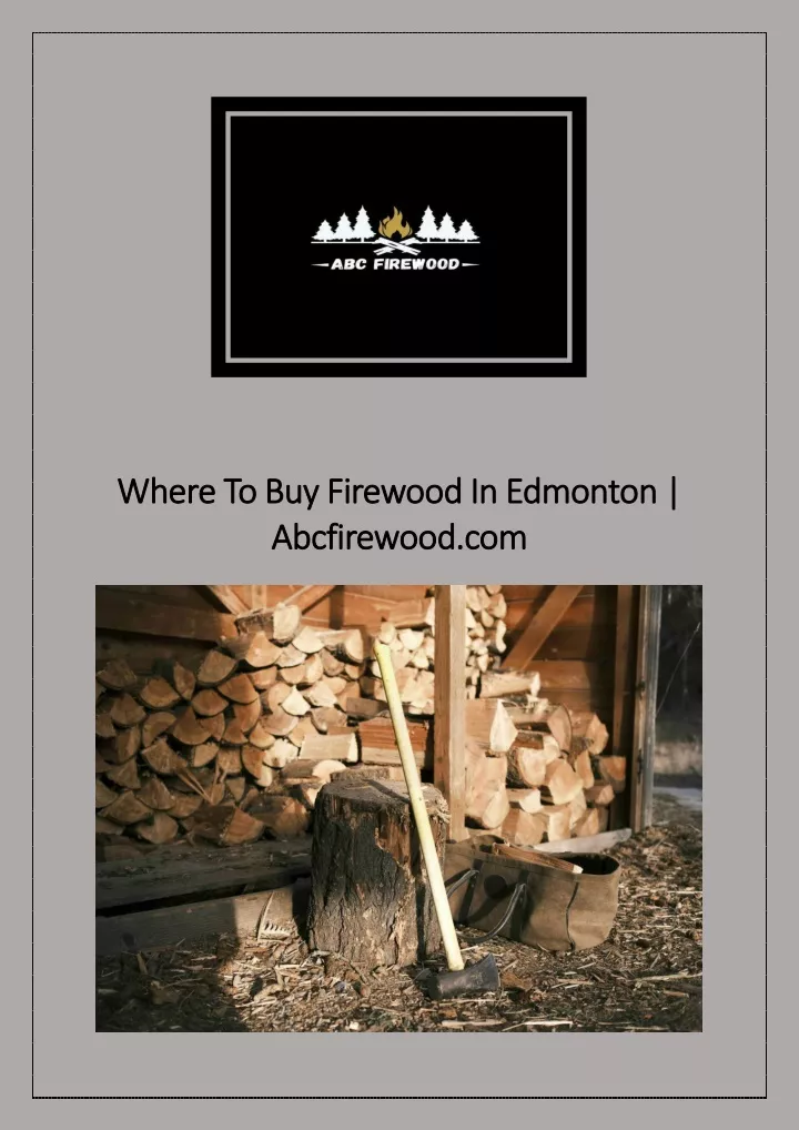 where to buy firewood in edmonton where