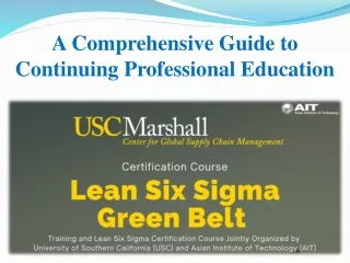 A Comprehensive Guide to Continuing Professional Education