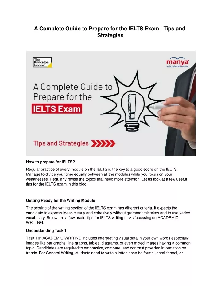 a complete guide to prepare for the ielts exam