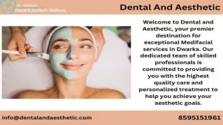 Medifacial Services In Dwarka