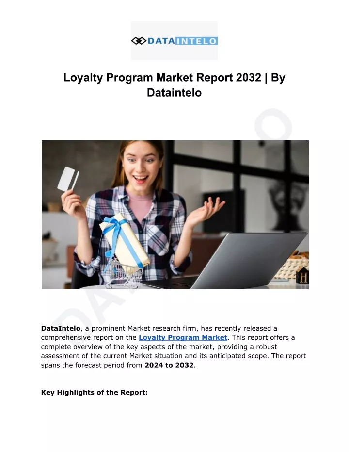 loyalty program market report 2032 by dataintelo