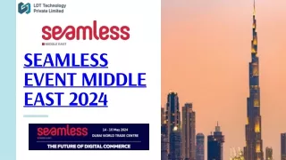 Join Us at the Seamless Middle East 2024
