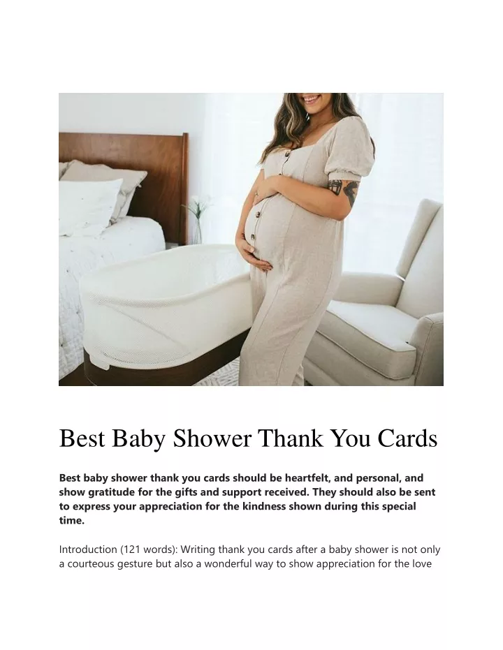 best baby shower thank you cards