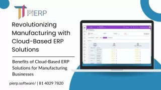 Why Your Manufacturing Company Should Adopt Cloud-Based ERP Solutions