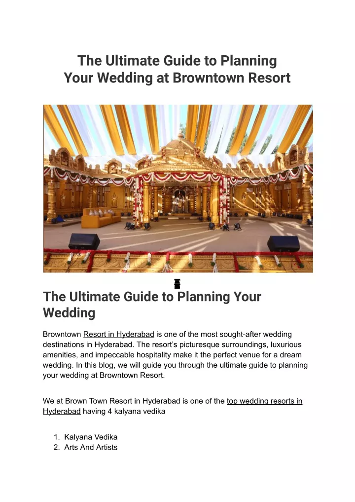 the ultimate guide to planning your wedding