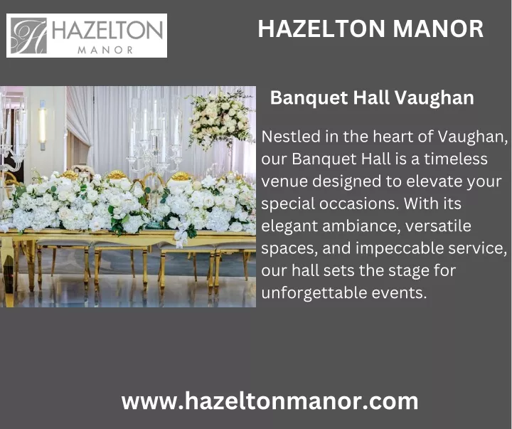 hazelton manor