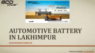 Automotive Battery in Lakhimpur