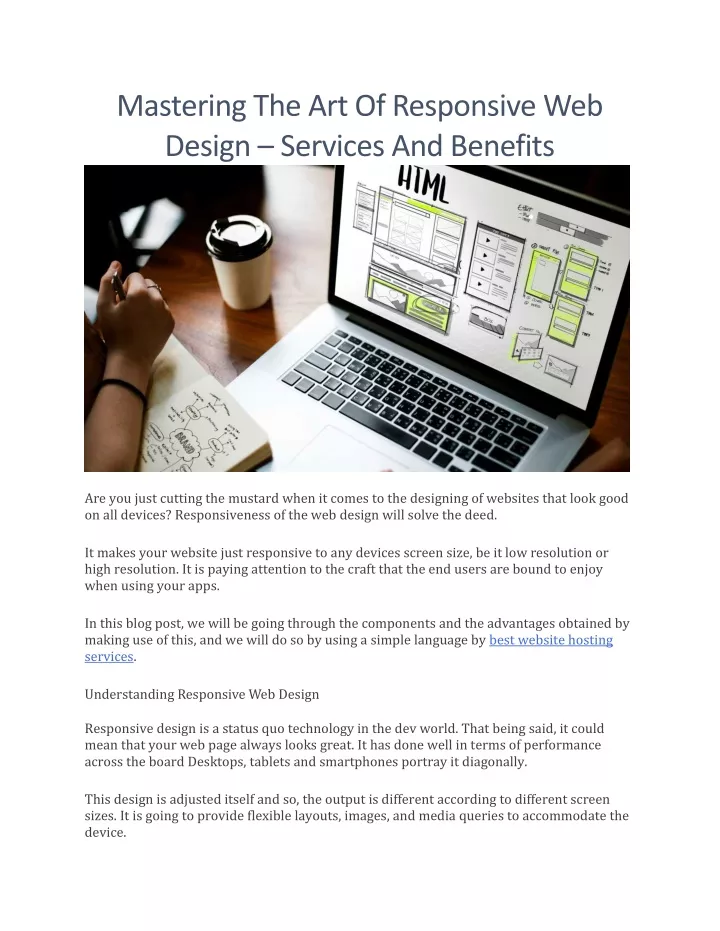 mastering the art of responsive web design
