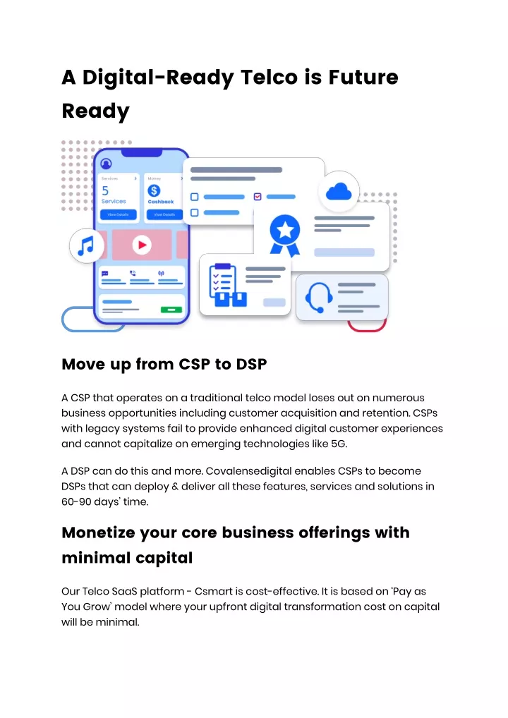 a digital ready telco is future ready