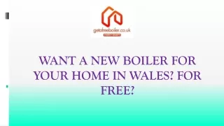 Want A New Boiler For Your Home In Wales? For Free?