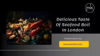 Delicious Taste Of Seafood Boil In London - Papa Nadox Kitchen