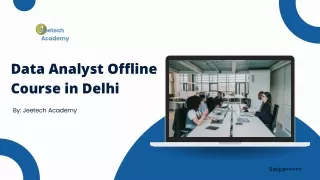 Data Analyst Offline Course in Delhi by Jeetech Academy