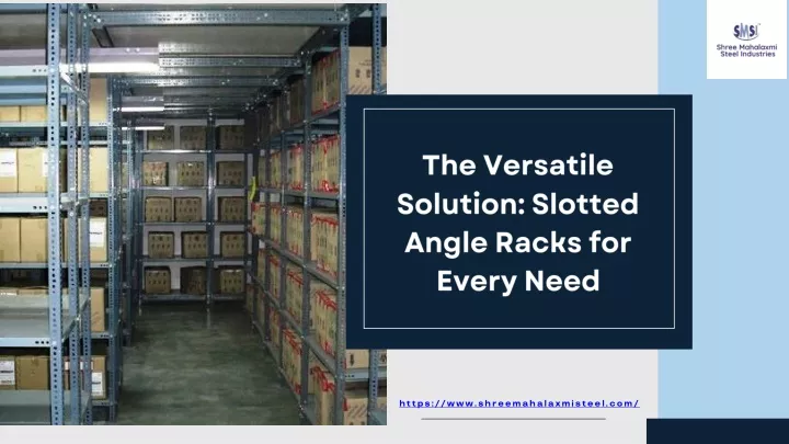 the versatile solution slotted angle racks