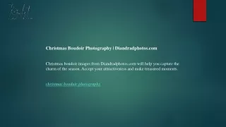 Christmas Boudoir Photography  Diandradphotos.com