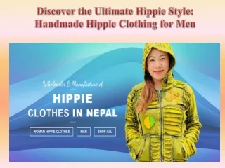 Discover the Ultimate Hippie Style Handmade Hippie Clothing for Men