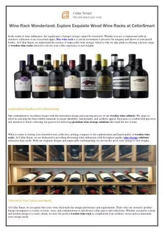 wine rack wonderland explore exquisite wood wine