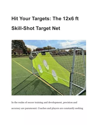 Hit Your Targets_ The 12x6 ft Skill-Shot Target Net