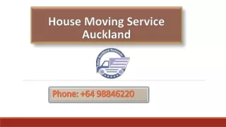 House Moving Service Auckland
