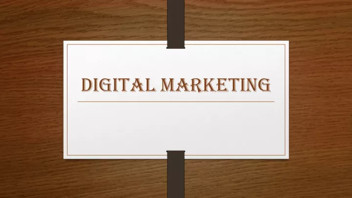 digital marketing