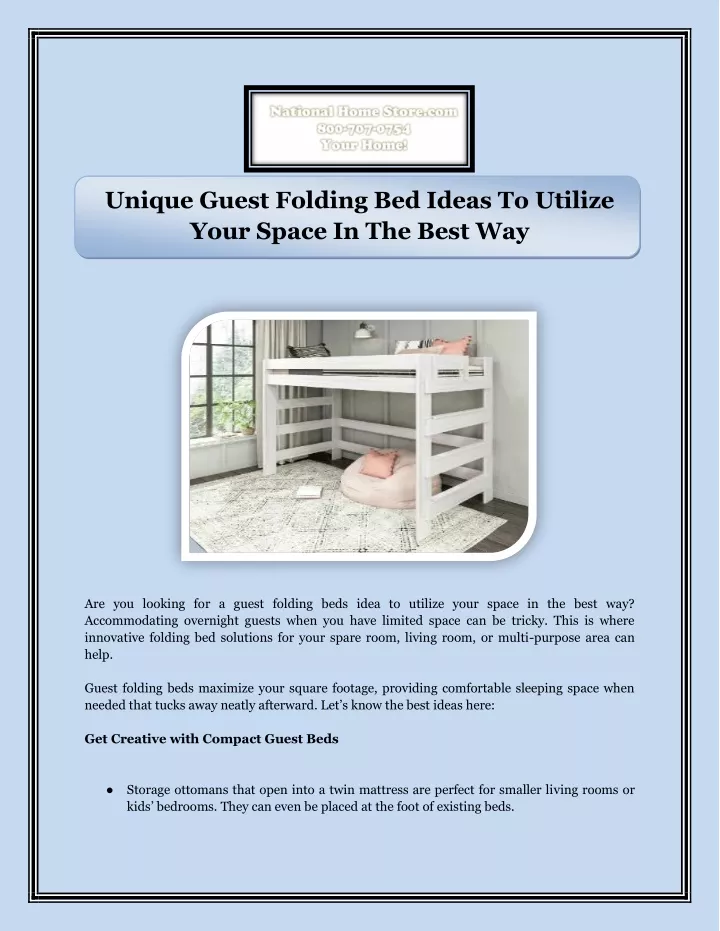 unique guest folding bed ideas to utilize your