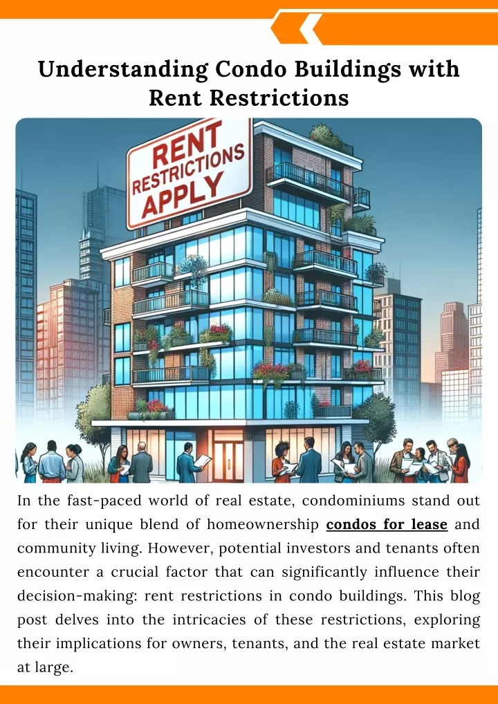 understanding condo buildings with rent