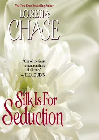 ⚡[PDF]✔ Silk Is for Seduction