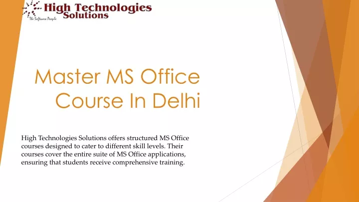 master ms office course in delhi