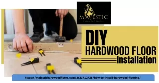 Transform Your Space with DIY Hardwood Floor Installation!