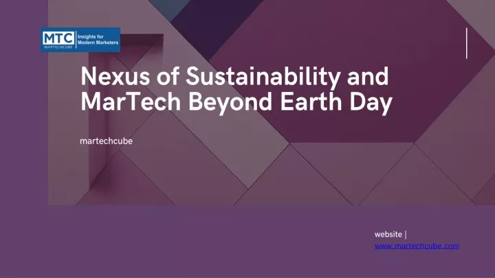 nexus of sustainability and martech beyond earth