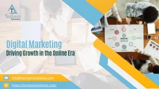 Digital Marketing Driving Growth in the Online Era