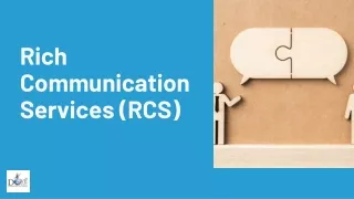 Rich Communication Services (RCS) by Dove Soft