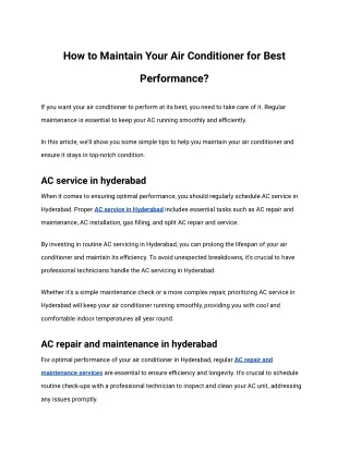 _How to Maintain Your Air Conditioner for Best Performance_