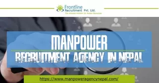 Discover Excellence with Leading Manpower Recruitment Agency in Nepal!