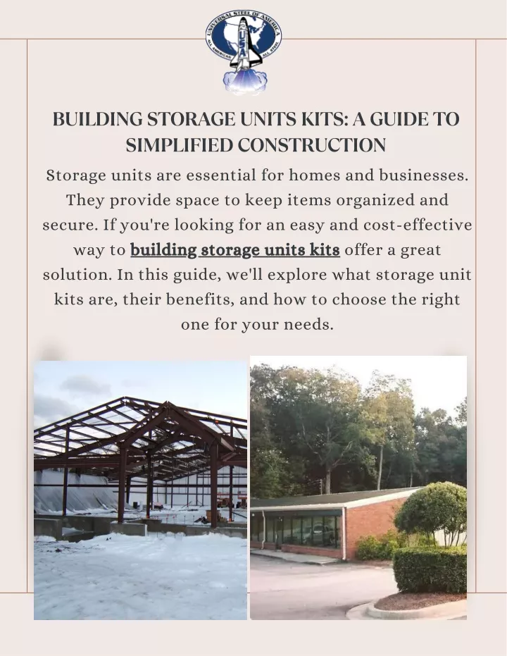 building storage units kits a guide to simplified