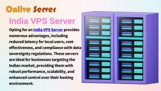 Unleash Your Online Potential with Our India VPS Server