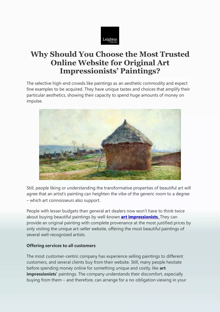 why should you choose the most trusted online