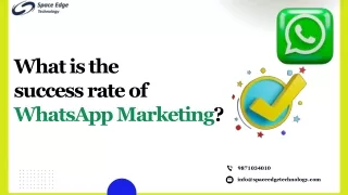 Improving the Success Rate of WhatsApp Marketing