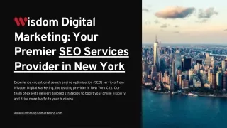 SEO Company in New York Wisdom Digital Marketing