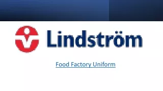 Food Factory Uniform
