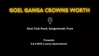 Ganga Crowns Worth Sangamwadi Pune Brochure