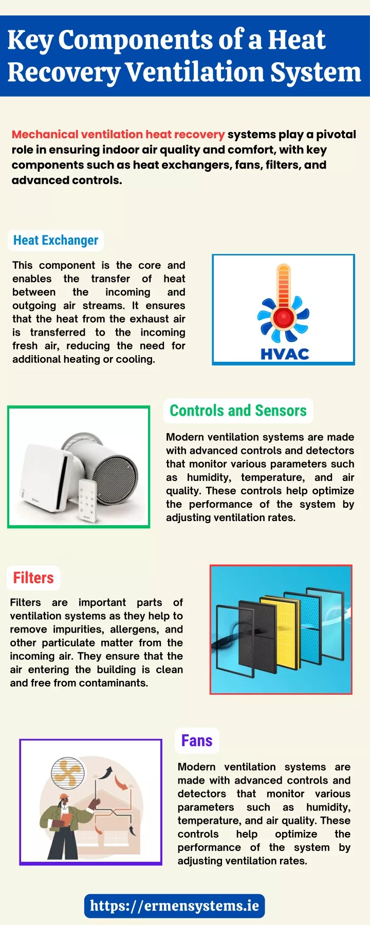 key components of a heat recovery ventilation