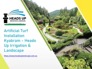 Artificial Turf Installation Kyabram - Heads Up Irrigation & Landscape