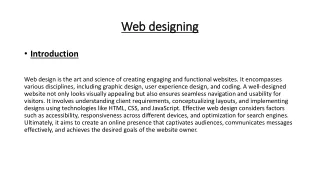 Web designing course in chandigarh