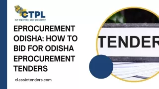 Maximizing Opportunities: Winning Government Contracts in Odisha